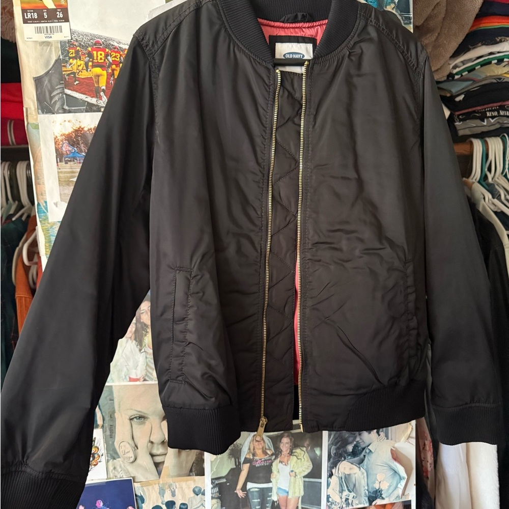 Black Bomber Jacket